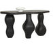 Ines 63 X 30 inch Black Outdoor Console Table